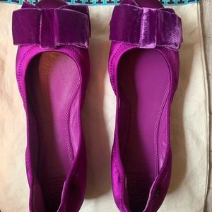 Magenta Tory Burch Flats